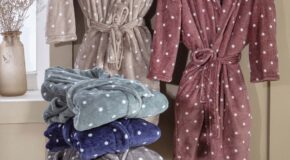 Roupão Flannel Poá