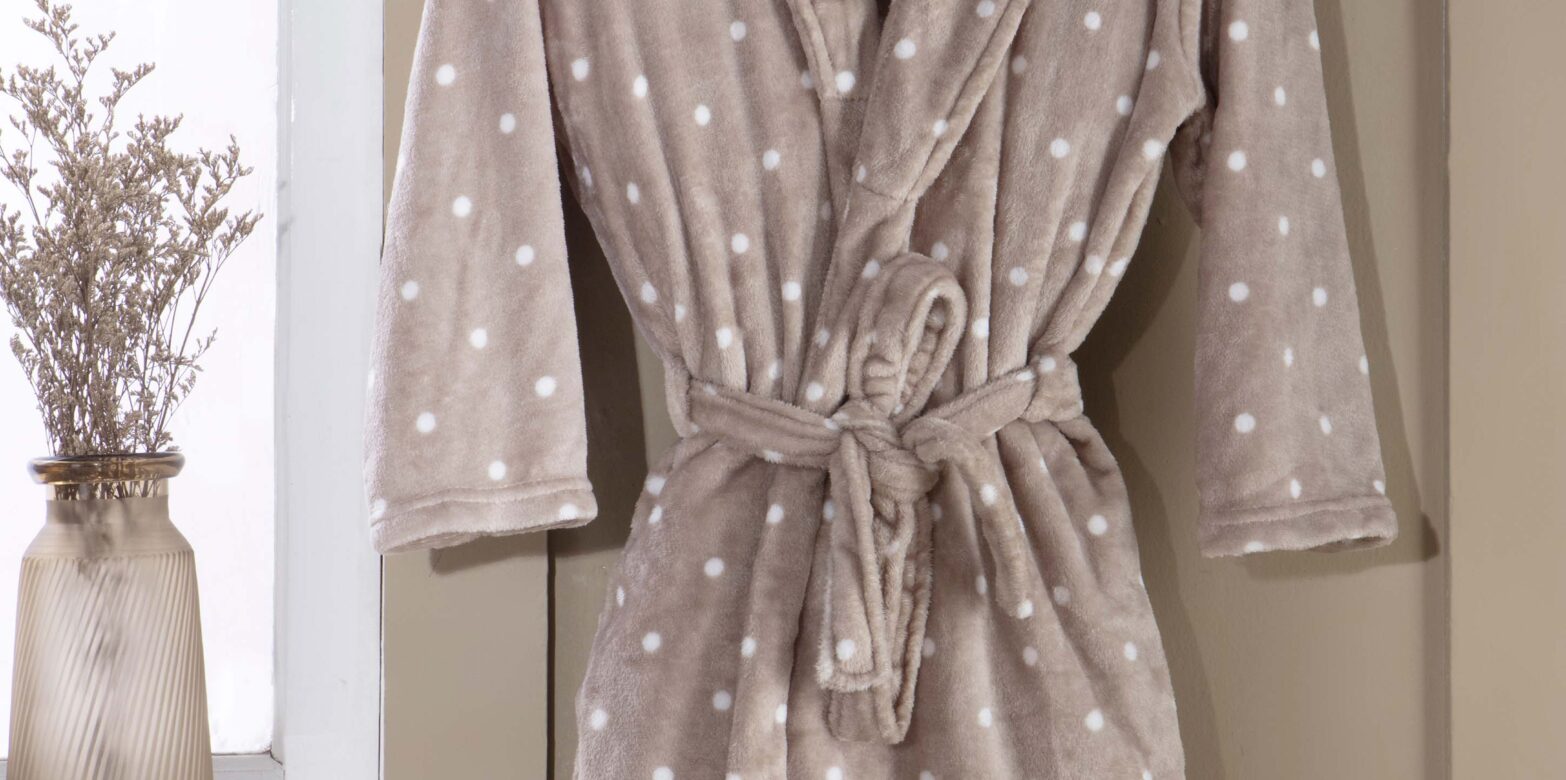 Roupão Flannel Poá