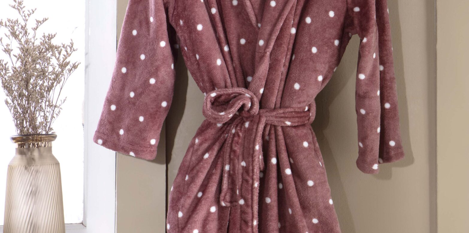 Roupão Flannel Poá