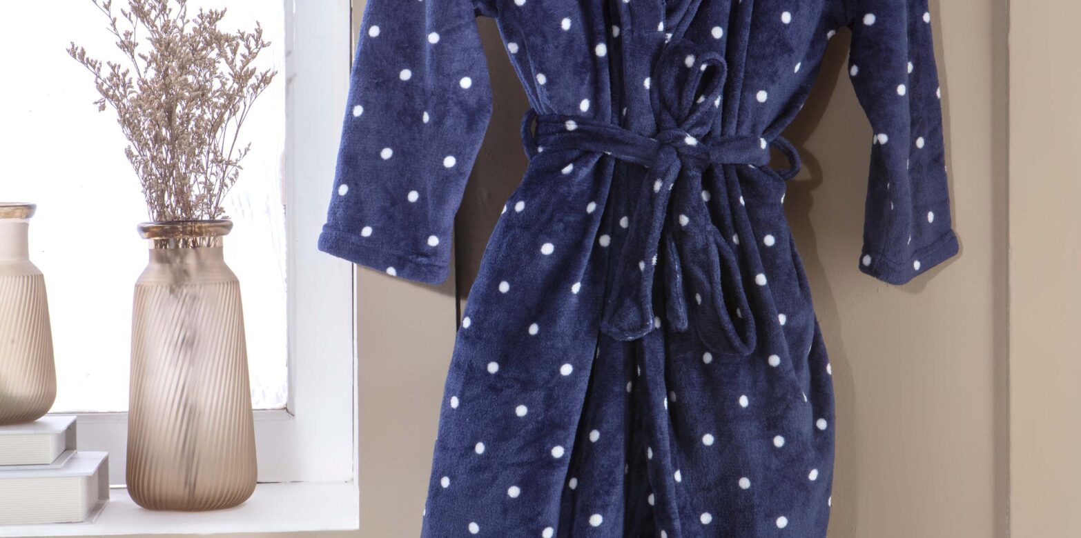 Roupão Flannel Poá