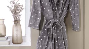 Roupão Flannel Poá