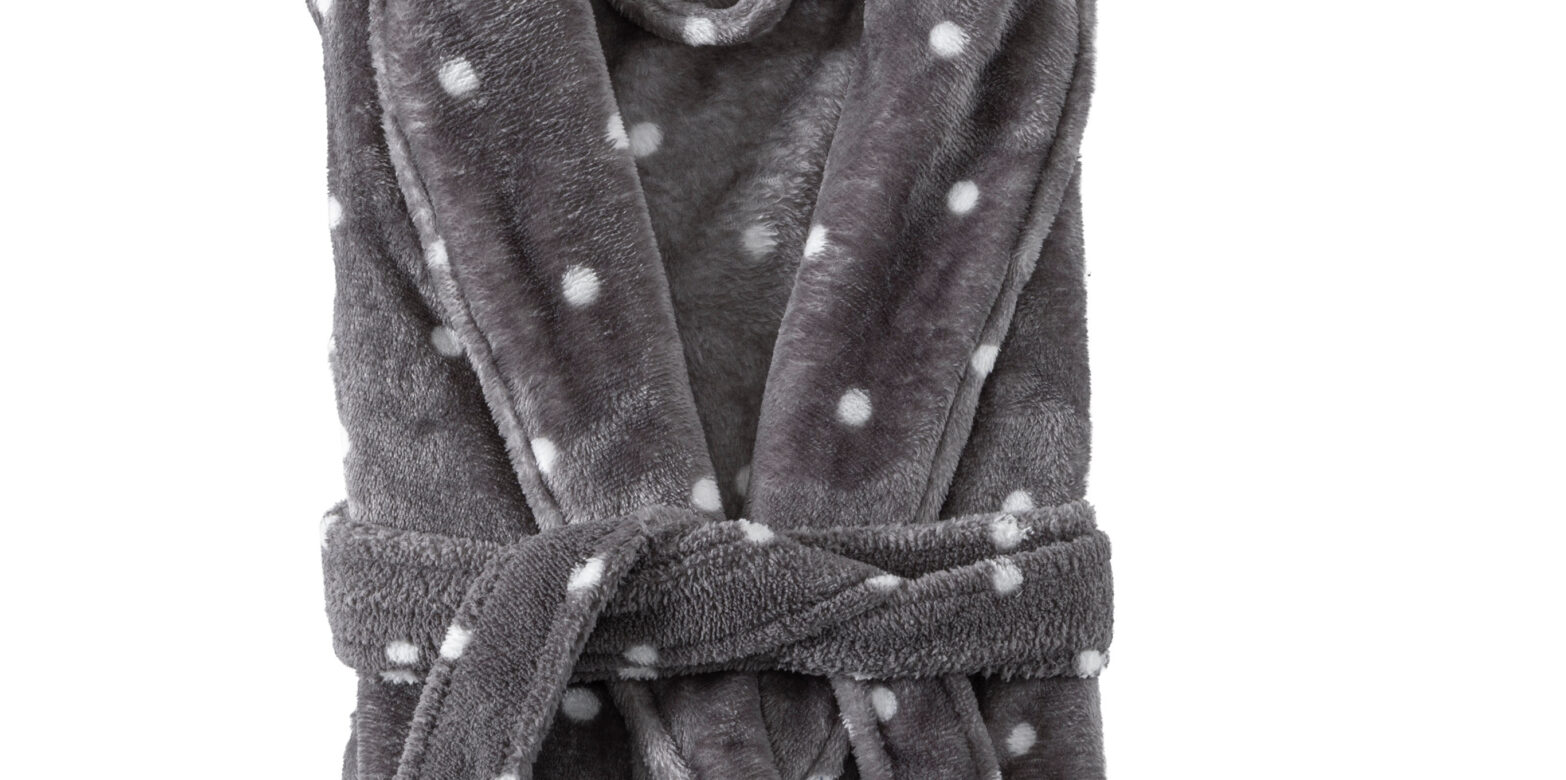 Roupão Flannel Poá