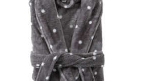 Roupão Flannel Poá