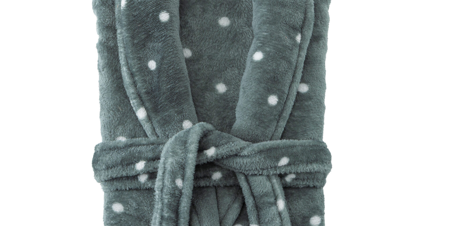 Roupão Flannel Poá