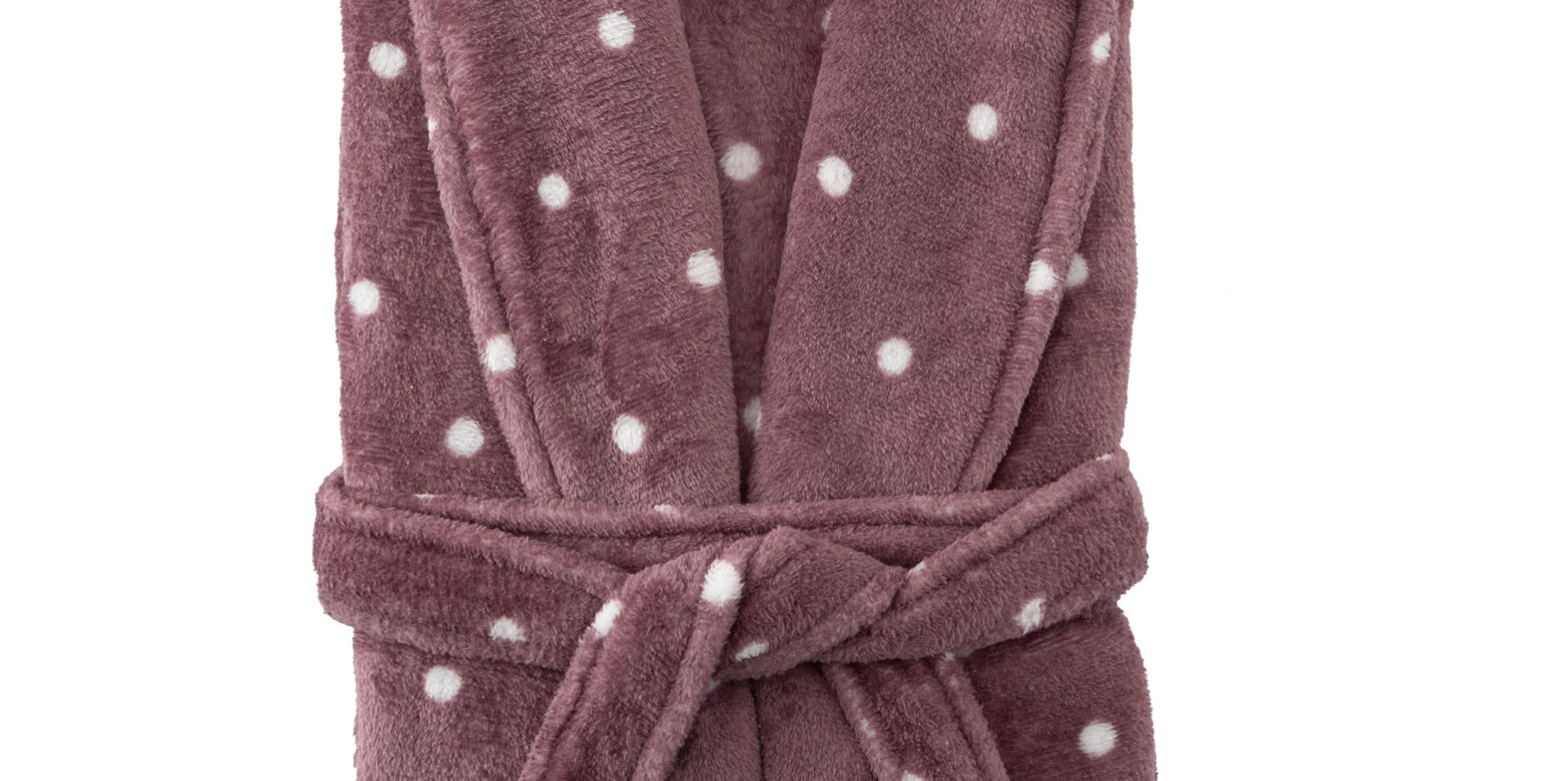 Roupão Flannel Poá