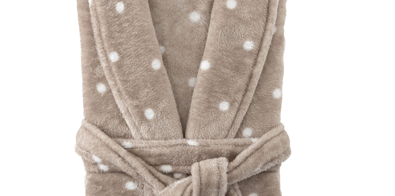 Roupão Flannel Poá